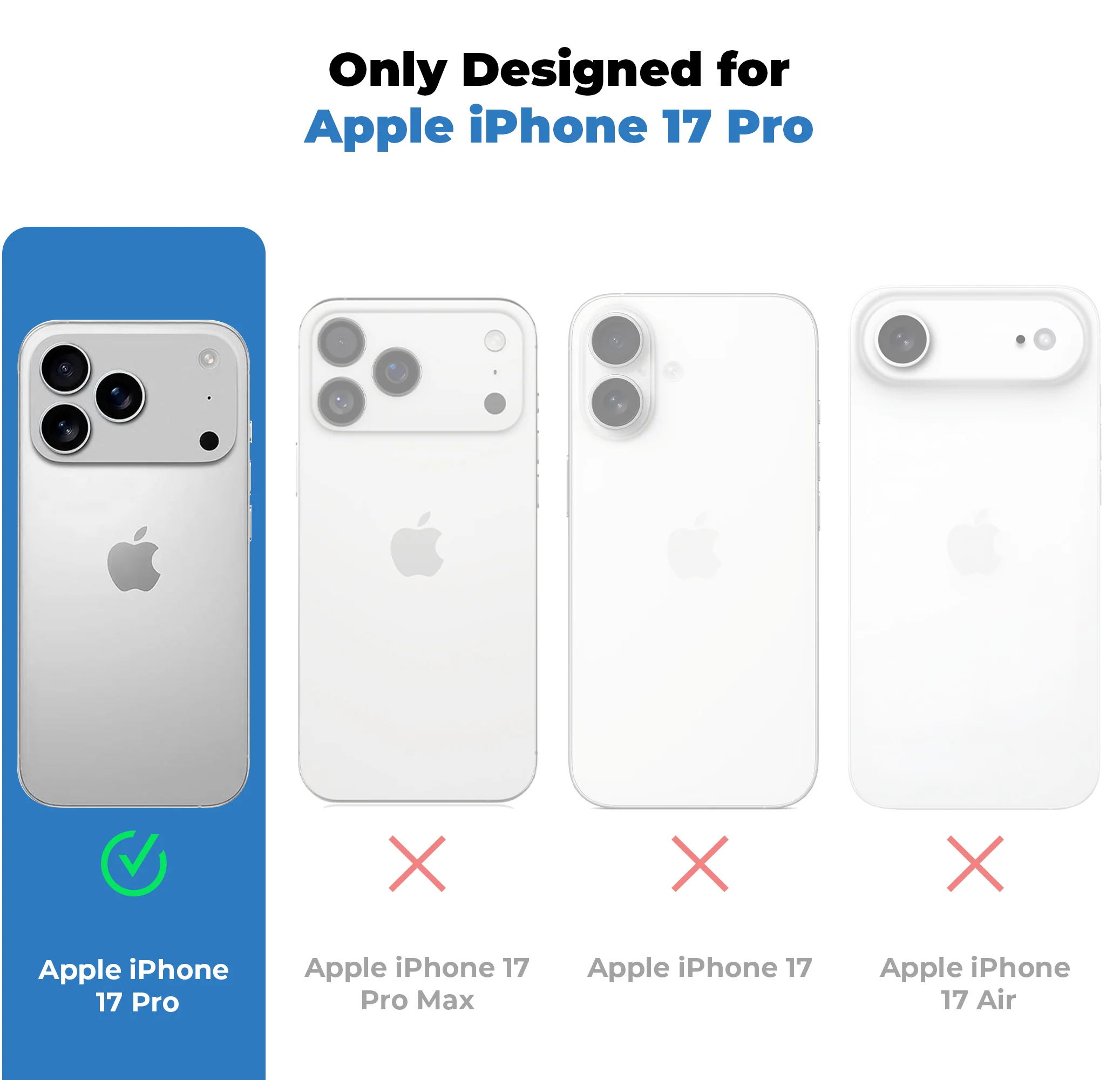 Glossy Hard Wireless Charging Support Case Apple iPhone 17 Pro - Image 14