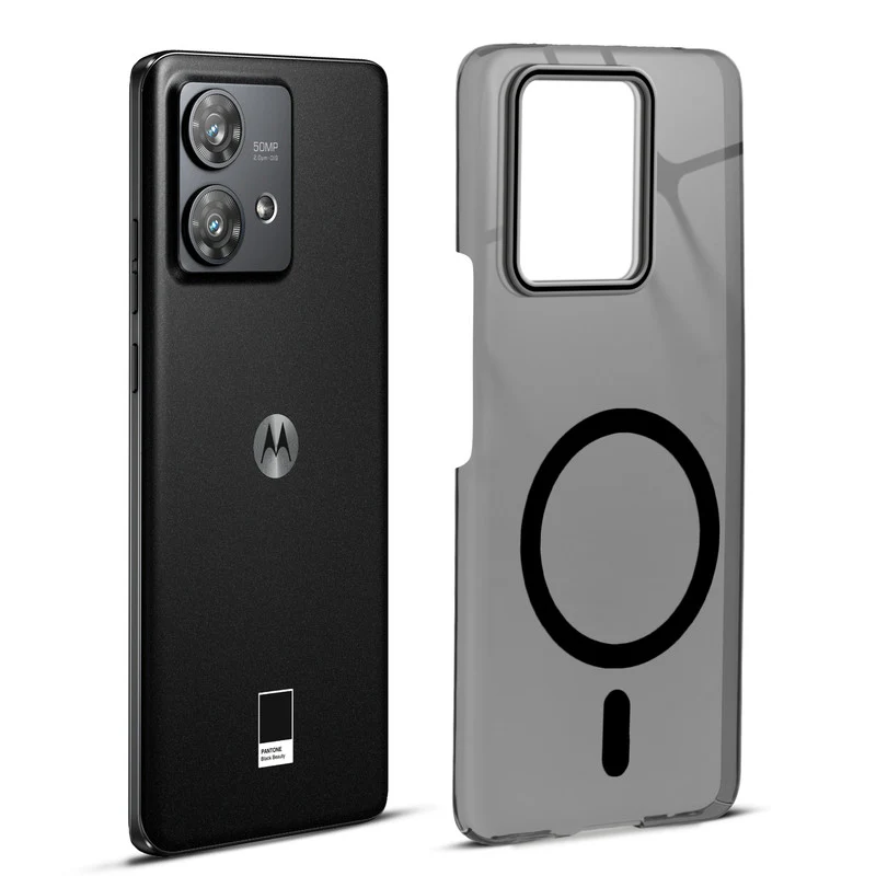 Glossy Hard Wireless Charging Support Case Motorola Moto Edge 40 Neo 5G