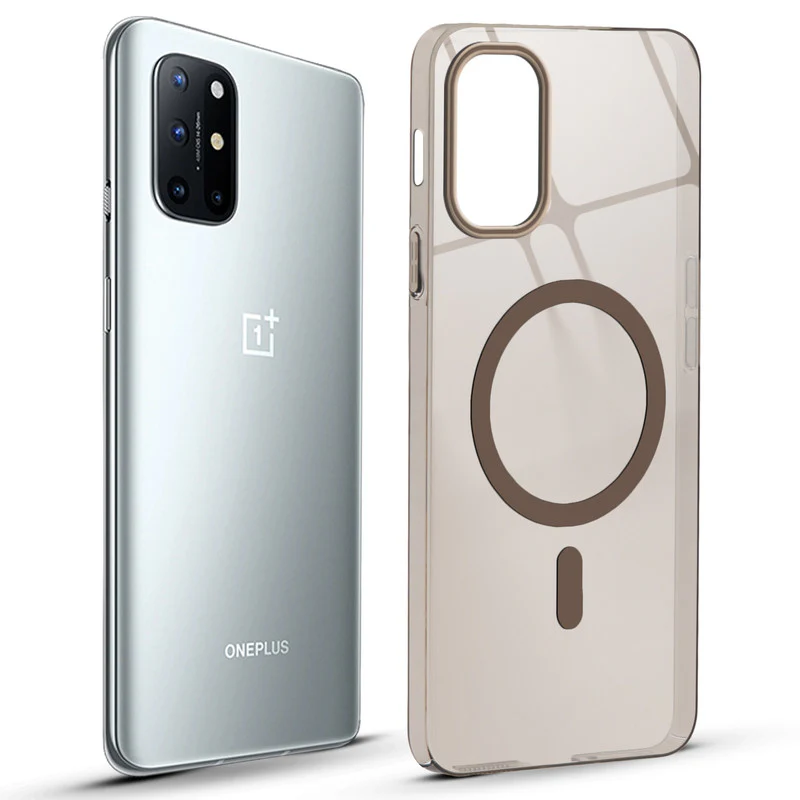 Glossy Hard Wireless Charging Support Case Oneplus 8T - Image 7