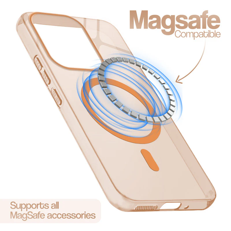 Glossy Hard Wireless Charging Support Case Oppo Reno 13 5G - Image 3