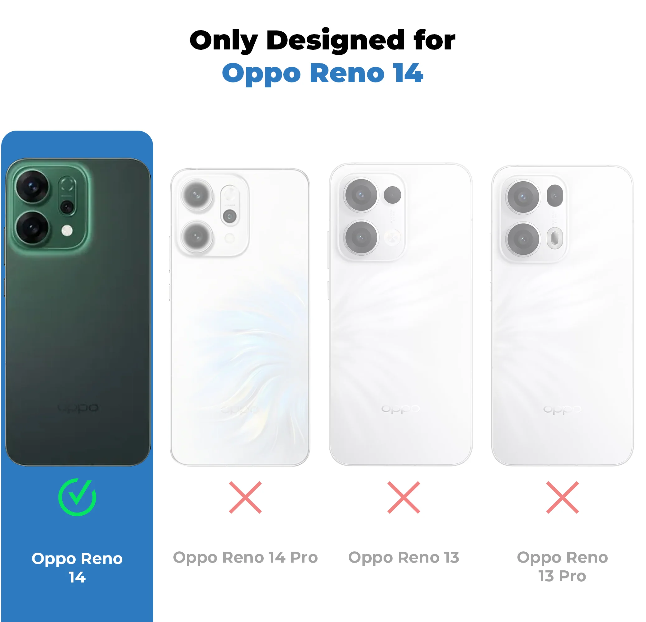 Glossy Hard Wireless Charging Support Case Oppo Reno 14 5G - Image 14