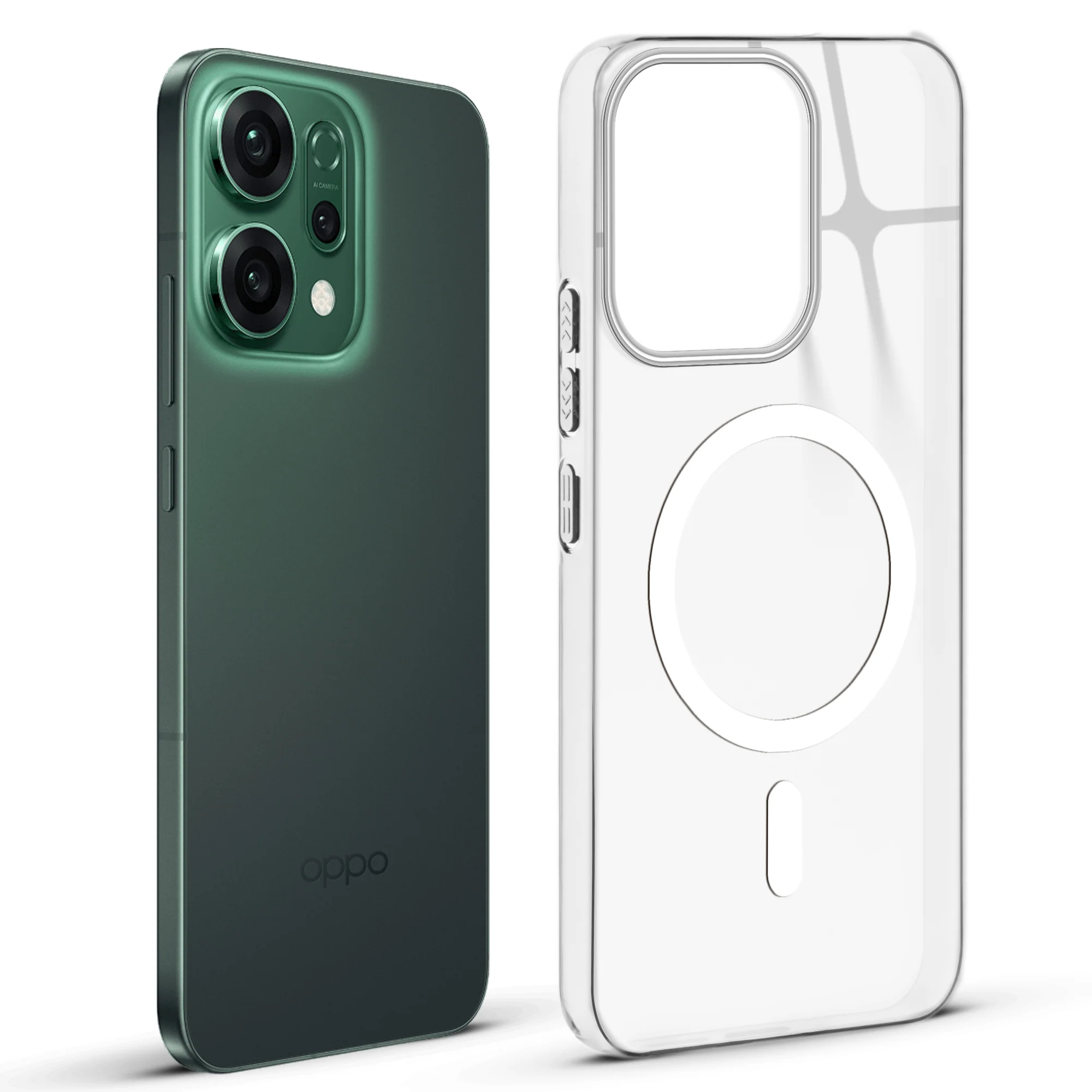 Glossy Hard Wireless Charging Support Case Oppo Reno 14 5G - Image 19