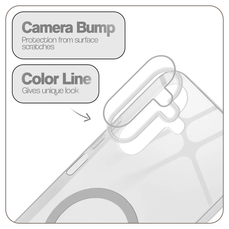 Glossy Hard Wireless Charging Support Case Samsung A26 5G - Image 16