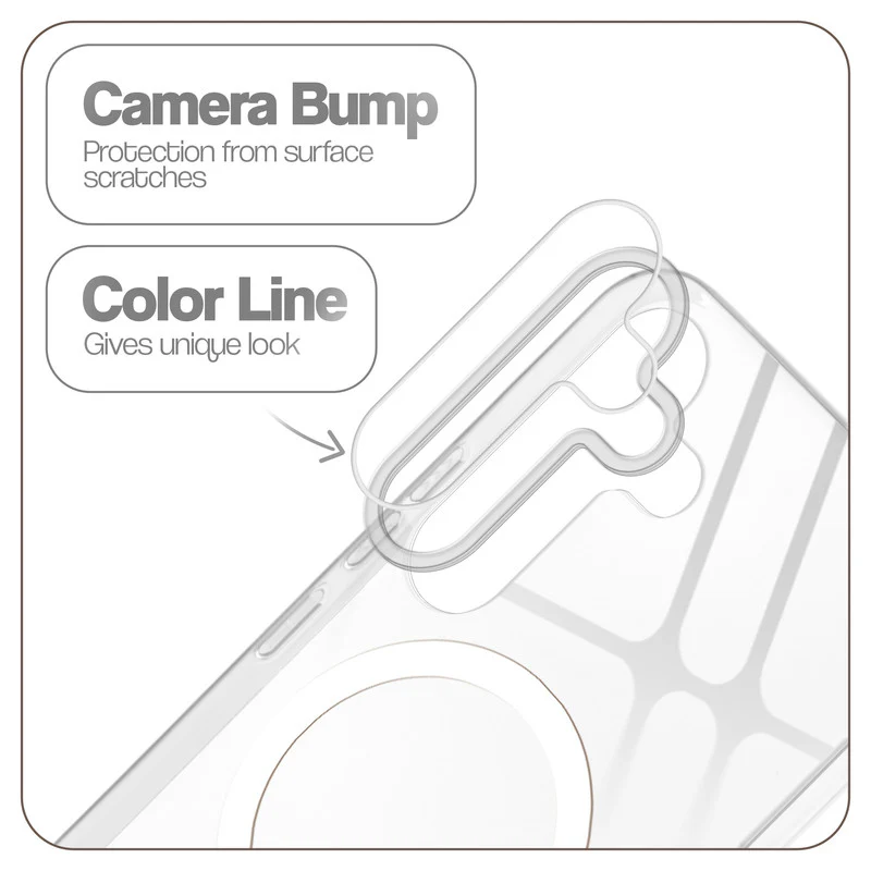 Glossy Hard Wireless Charging Support Case Samsung F56 5G - Image 22