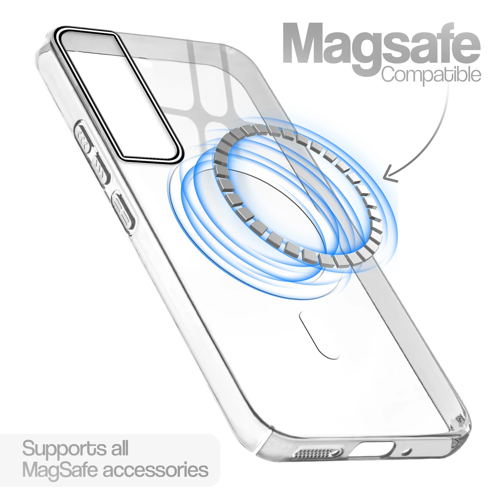 Glossy Hard Wireless Charging Support Case Samsung S22 5G - Image 21