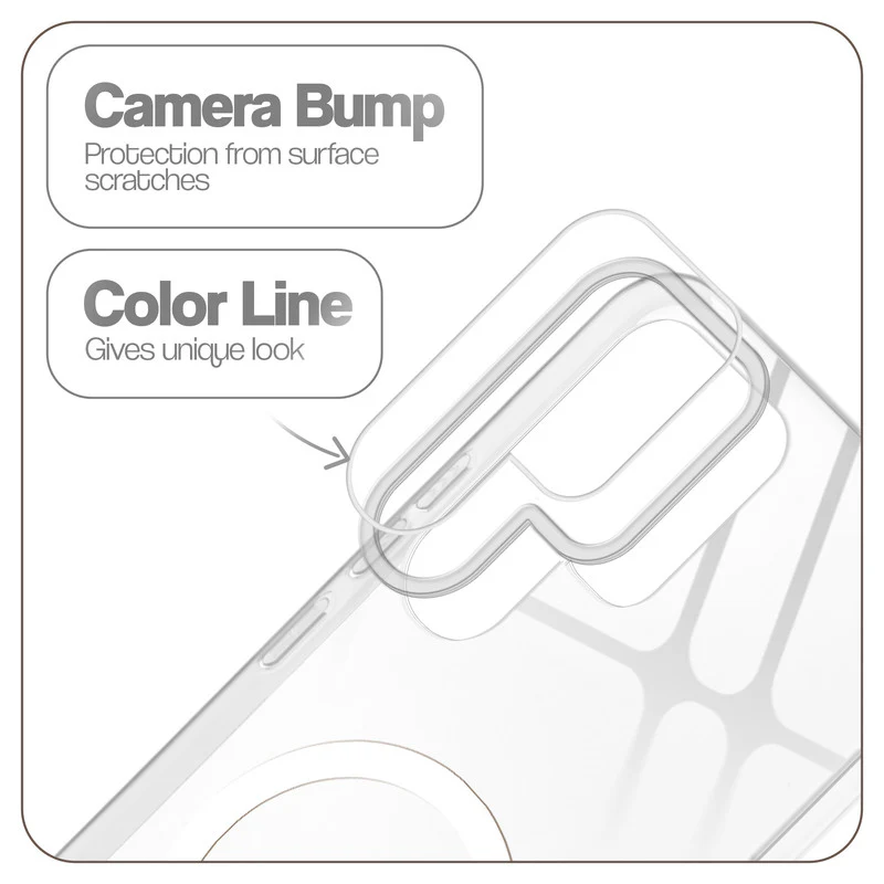 Glossy Hard Wireless Charging Support Case Samsung S23 Ultra 5G - Image 22