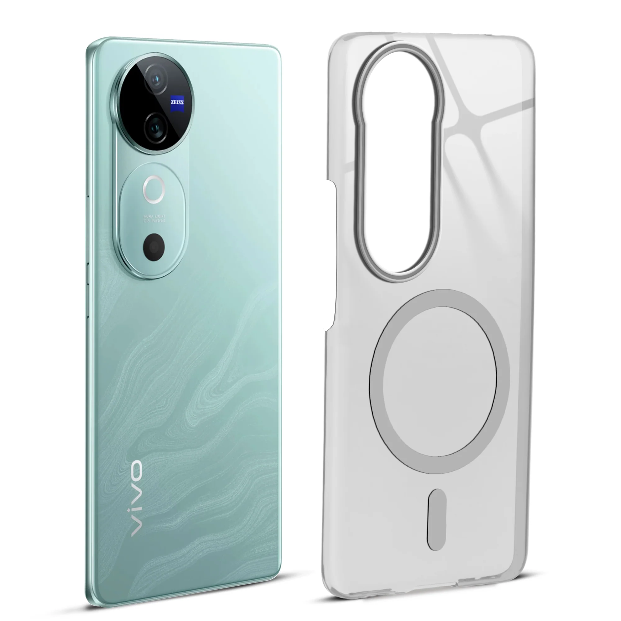 Glossy Hard Wireless Charging Support Case Vivo T3 Ultra 5G - Image 19