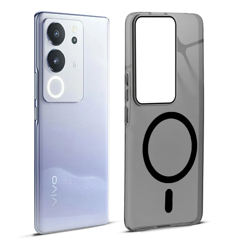 Glossy Hard Wireless Charging Support Case Vivo V29 5G