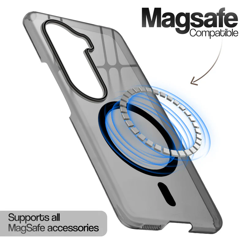 Glossy Hard Wireless Charging Support Case Vivo V40e 5G - Image 3