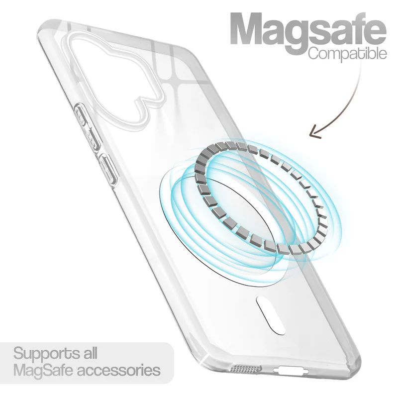 Glossy Hard Wireless Charging Support Case Vivo V60 5G - Image 21
