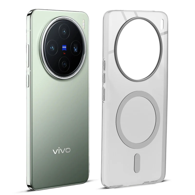 Glossy Hard Wireless Charging Support Case Vivo X200 5G - Image 13