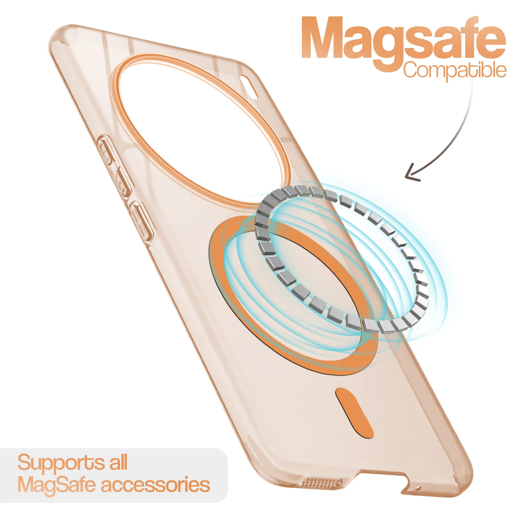 Glossy Hard Wireless Charging Support Case Vivo X200 5G - Image 27