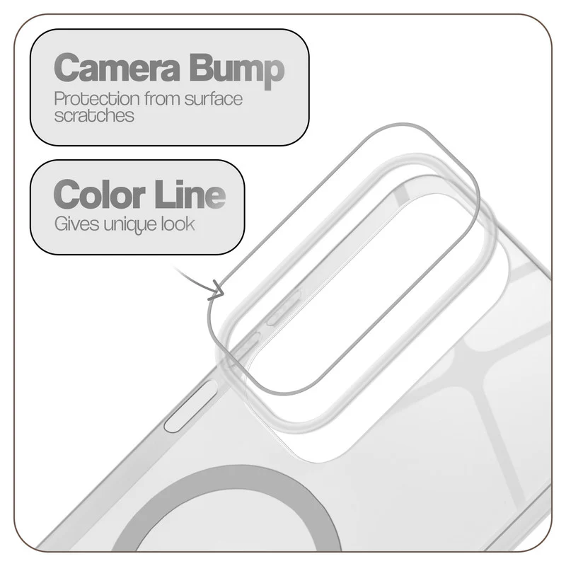 Glossy Hard Wireless Charging Support Case Vivo Y29 5G - Image 16