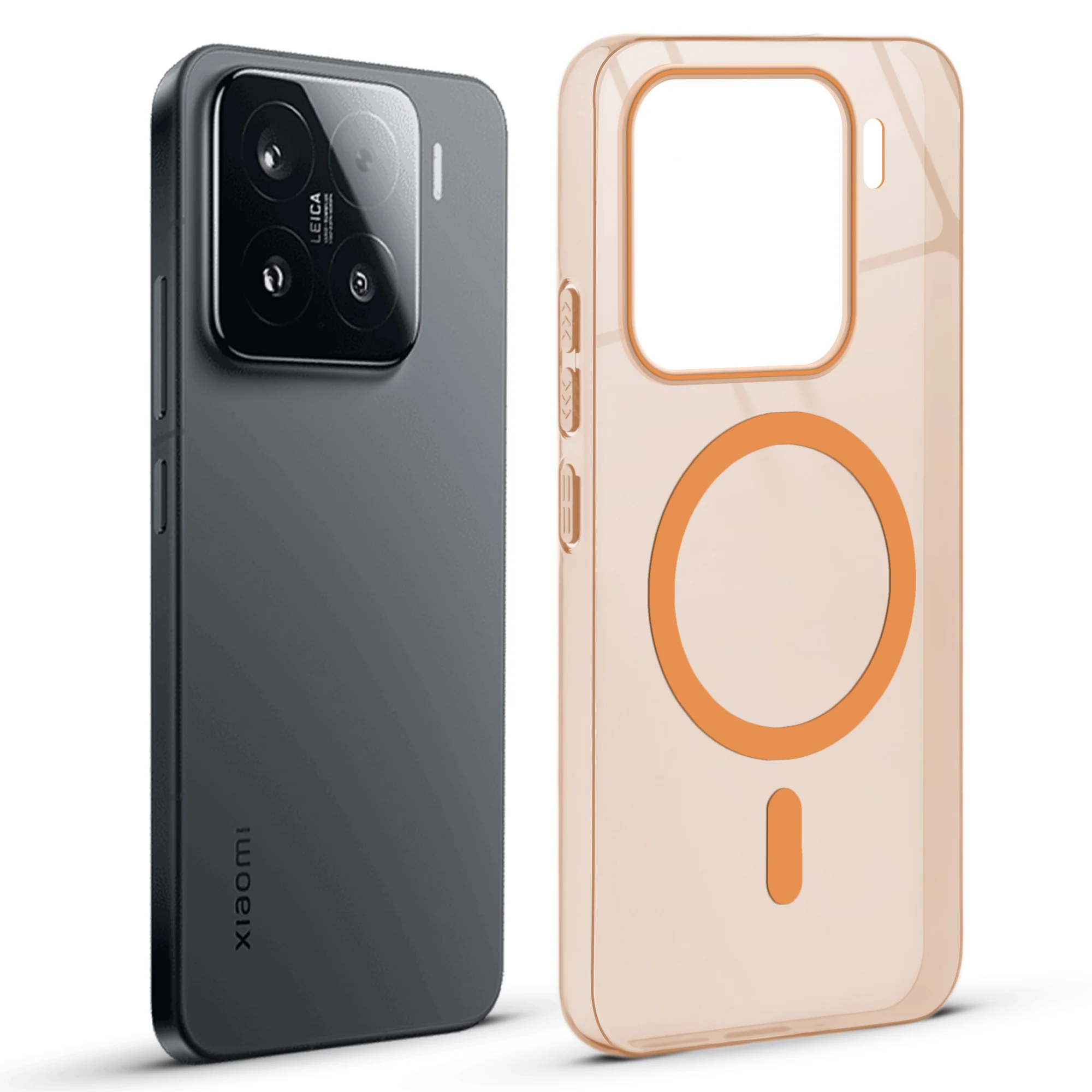 Glossy Hard Wireless Charging Support Case Xiaomi 15 5G - Image 25