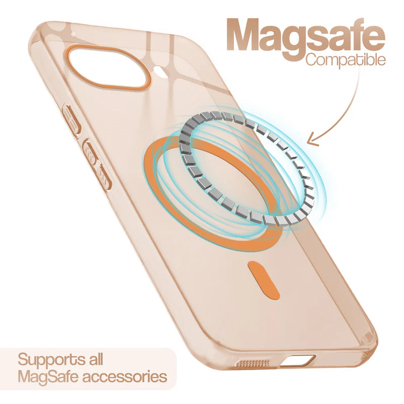 Glossy Hard Wireless Charging Support Case Google Pixel 9A 5G - Image 3