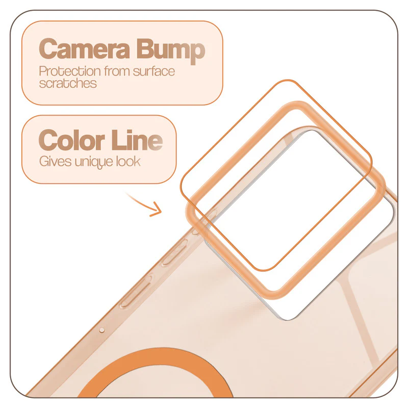 Glossy Hard Wireless Charging Support Case Motorola G86 Power 5G - Image 4