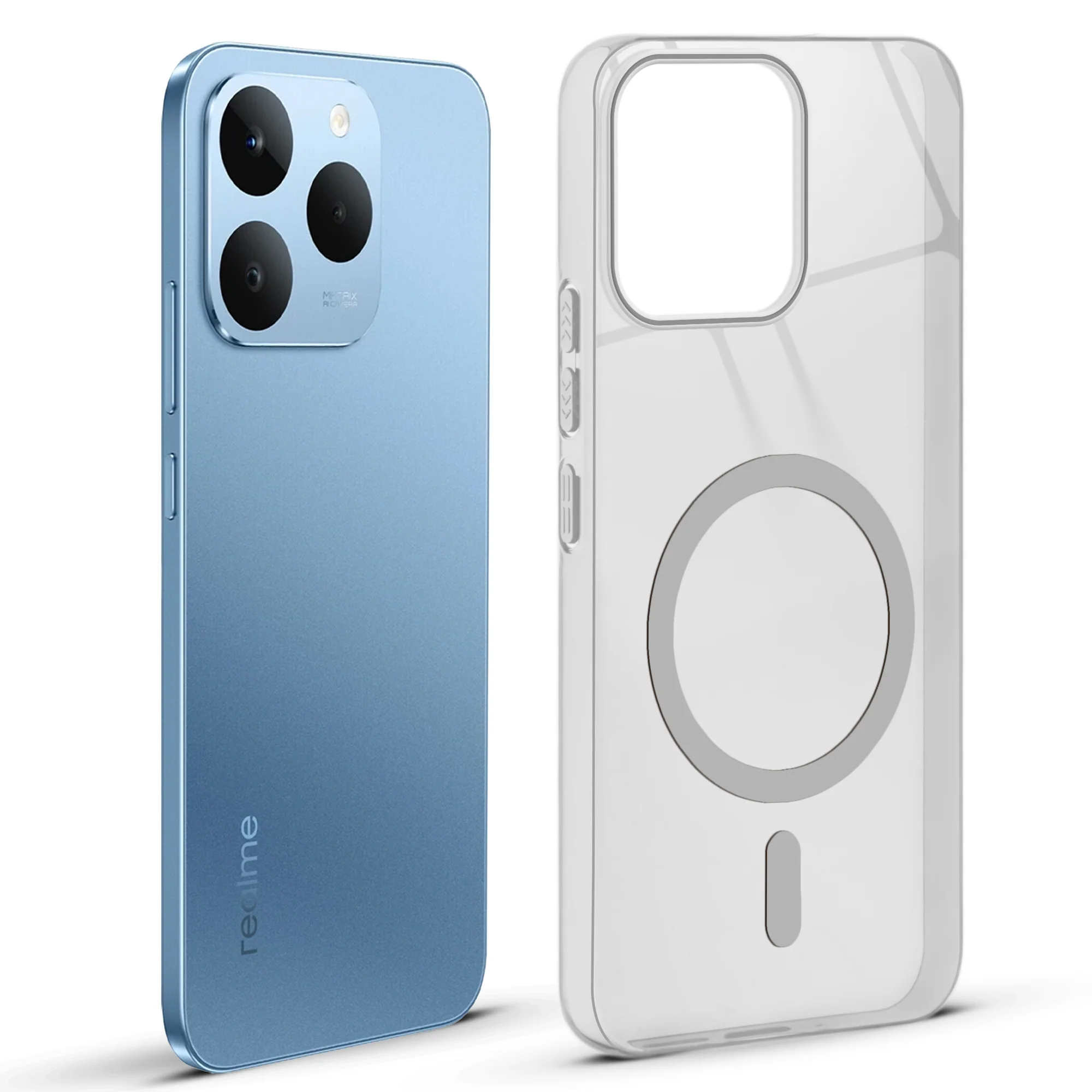 Glossy Hard Wireless Charging Support Case Realme 15T 5G - Image 13