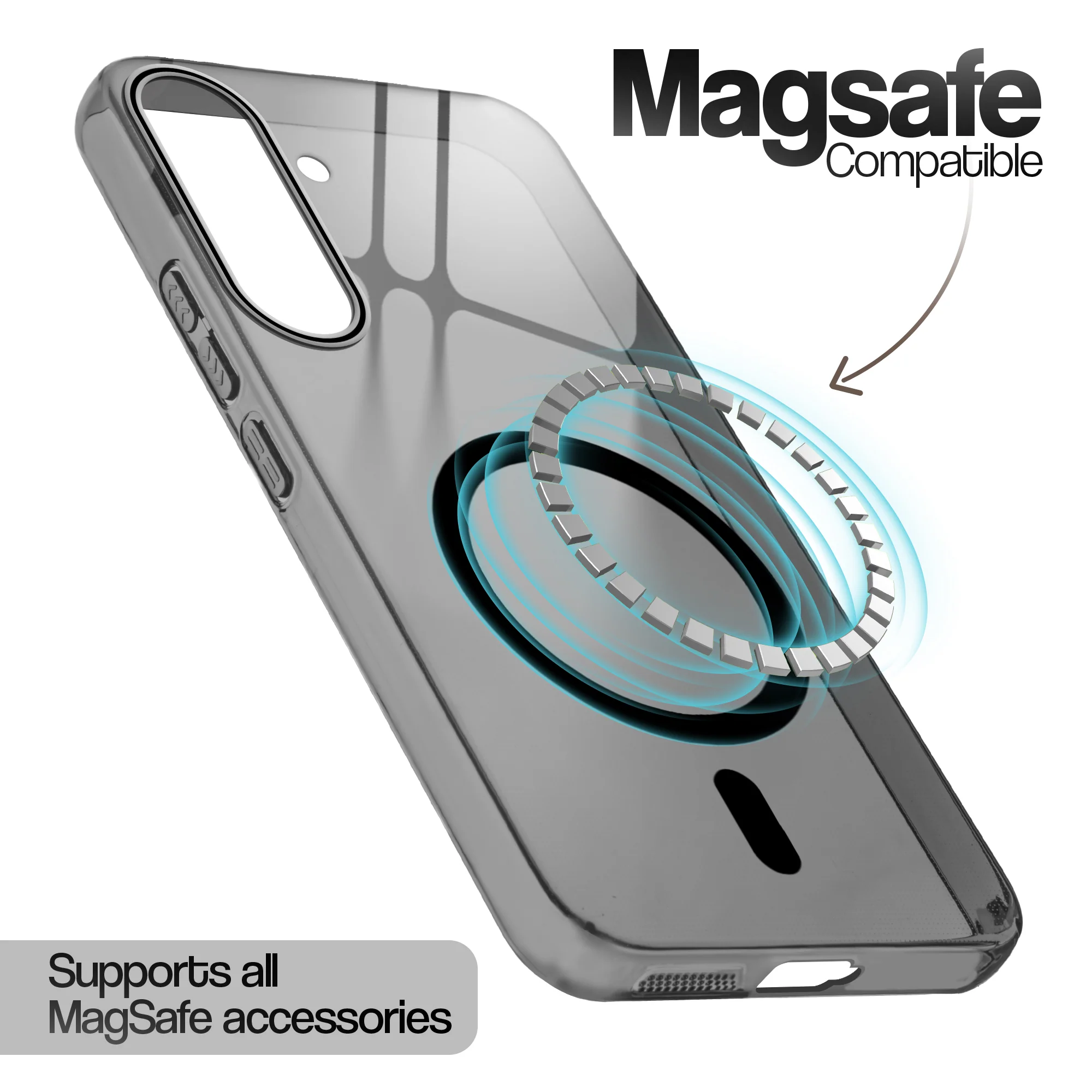 Glossy Hard Wireless Charging Support Case Samsung S25 FE 5G - Image 9