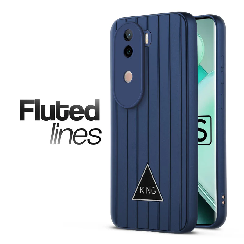 Glossy Matte Line Texture Back Cover for iQOO Z9s 5G - Image 36