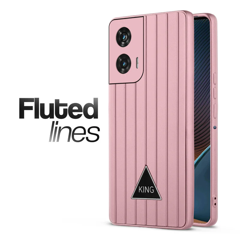Glossy Matte Line Texture Back Cover for Motorola Moto Edge 50 Fusion 5G - Image 43