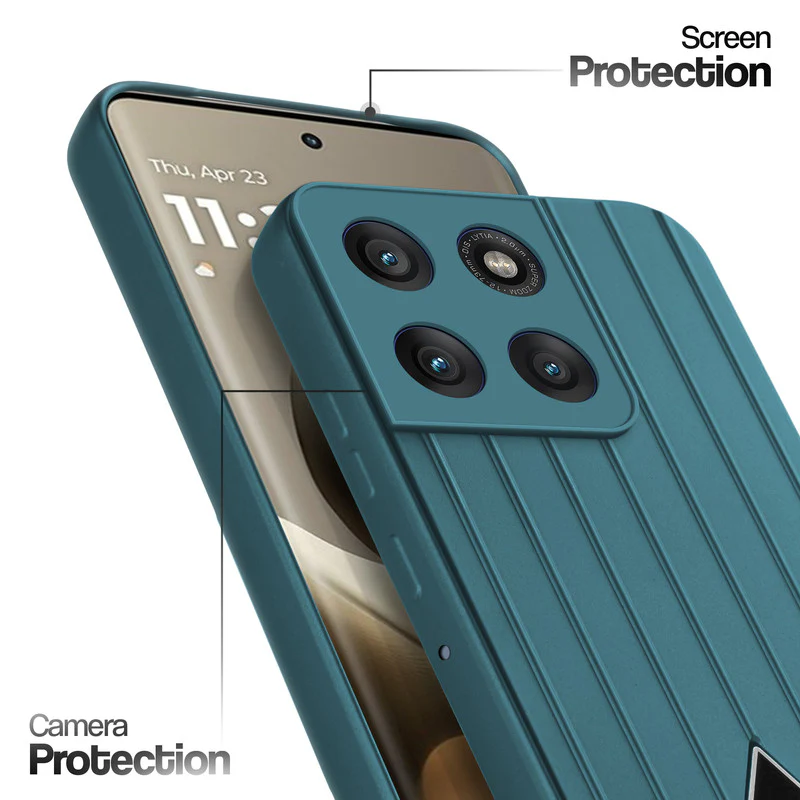 Glossy Matte Line Texture Back Cover for Motorola Moto Edge 60 5G - Image 31