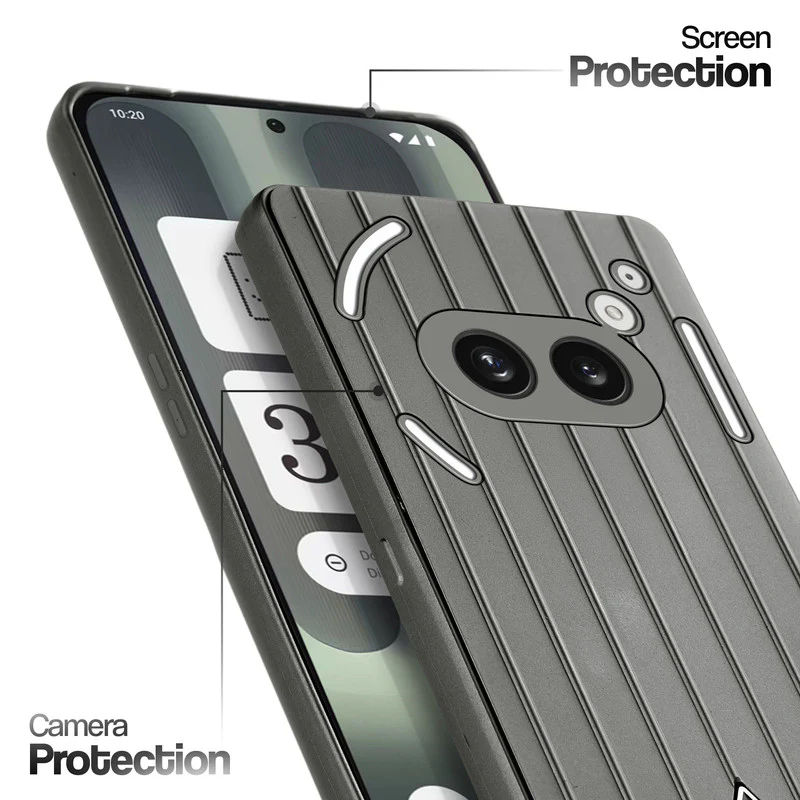 Glossy Matte Line Texture Back Cover for Nothing Phone 2A - Image 23
