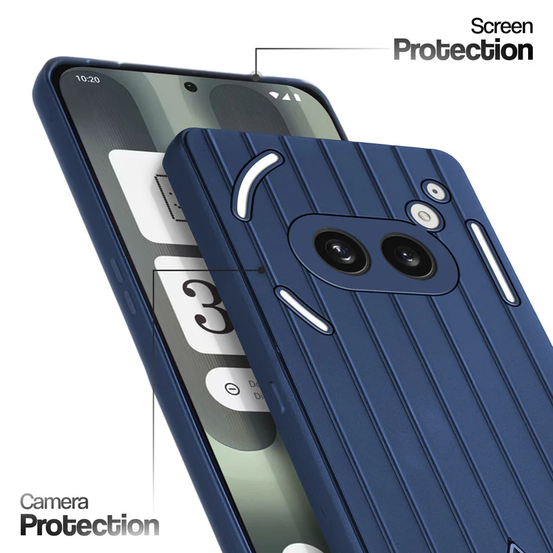 Glossy Matte Line Texture Back Cover for Nothing Phone 2A - Image 37