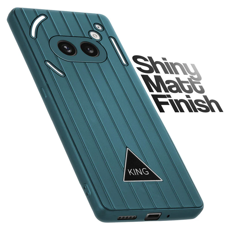 Glossy Matte Line Texture Back Cover for Nothing Phone 2A - Image 6