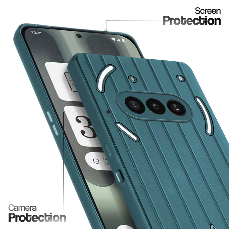 Glossy Matte Line Texture Back Cover for Nothing Phone 3A 5G - Image 45