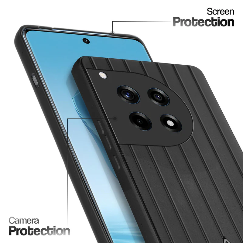 Glossy Matte Line Texture Back Cover for OnePlus 12R 5G - Image 10
