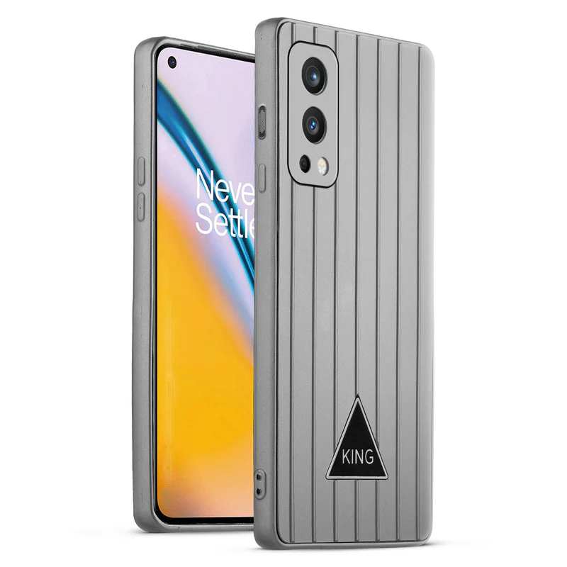 Glossy Matte Line Texture Back Cover for OnePlus Nord 2 5G - Image 35