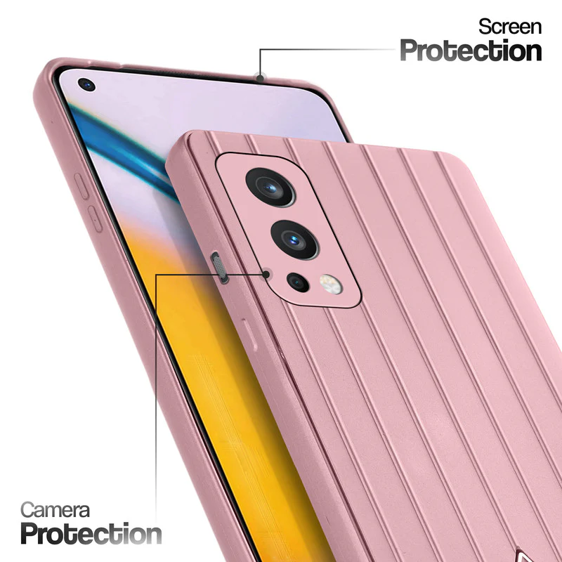 Glossy Matte Line Texture Back Cover for OnePlus Nord 2 5G - Image 45