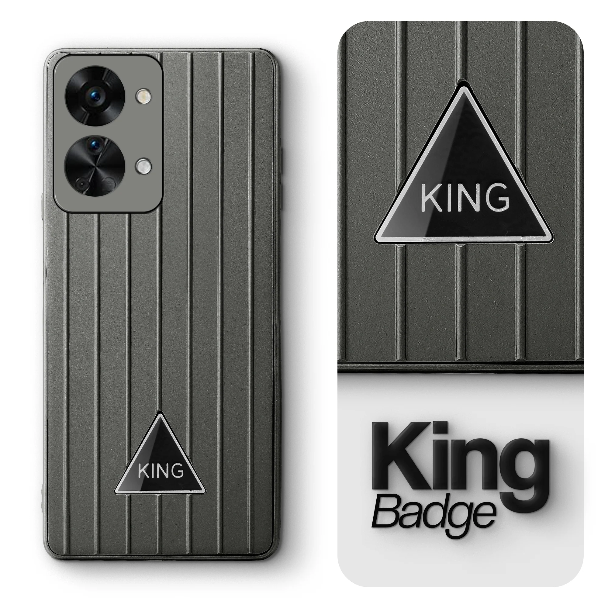 Glossy Matte Line Texture Back Cover for OnePlus Nord 2T 5G - Image 25