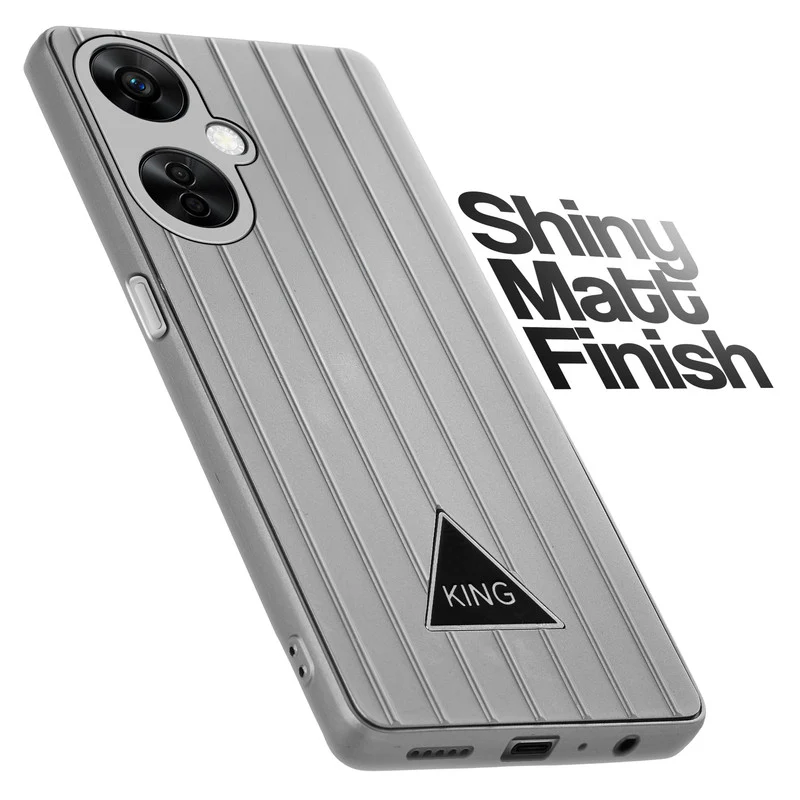 Glossy Matte Line Texture Back Cover for OnePlus Nord CE 3 Lite 5G - Image 34
