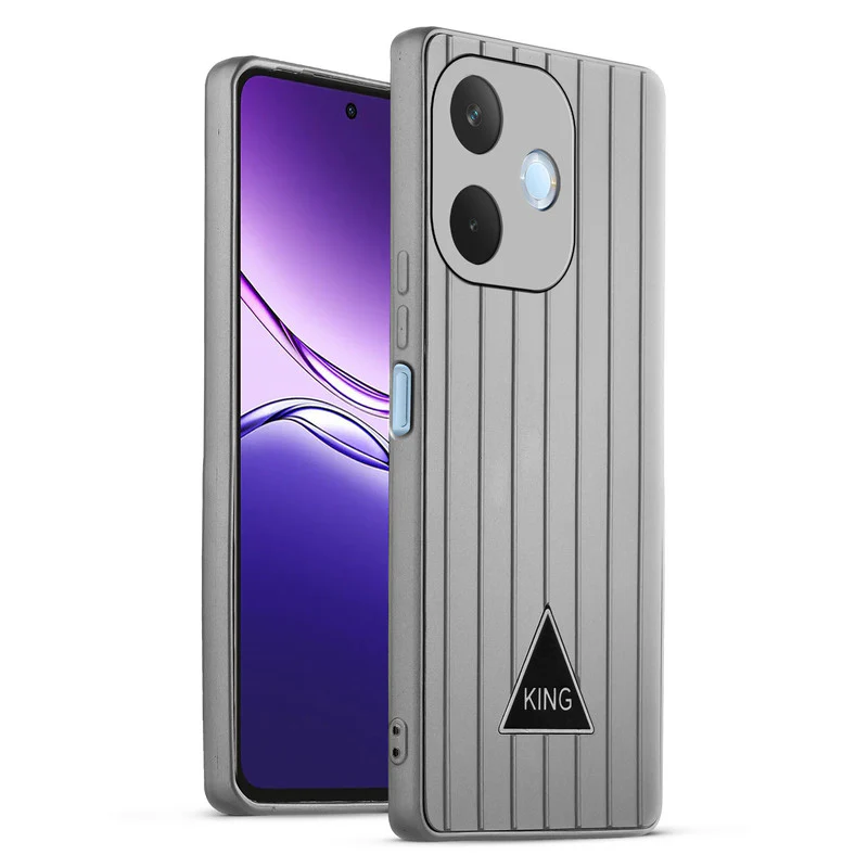 Glossy Matte Line Texture Back Cover for Oppo A5 Pro 5G - Image 35