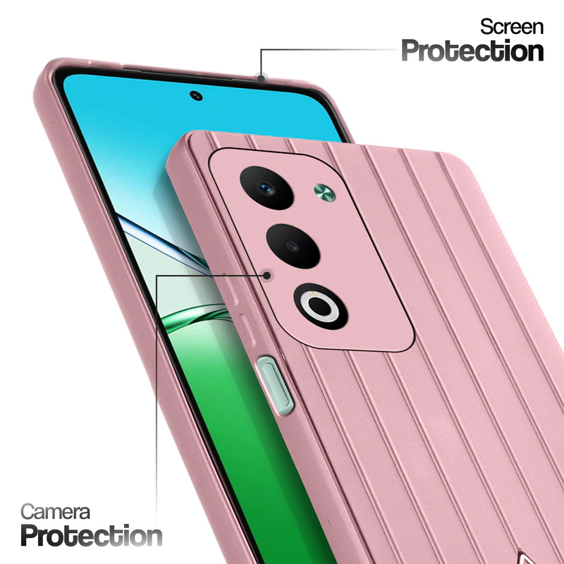 Glossy Matte Line Texture Back Cover for Oppo K13x 5G - Image 38