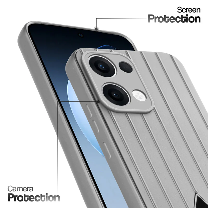 Glossy Matte Line Texture Back Cover for Oppo Reno 13 5G - Image 31