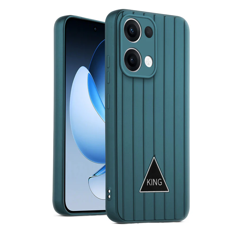 Glossy Matte Line Texture Back Cover for Oppo Reno 13 5G - Image 7