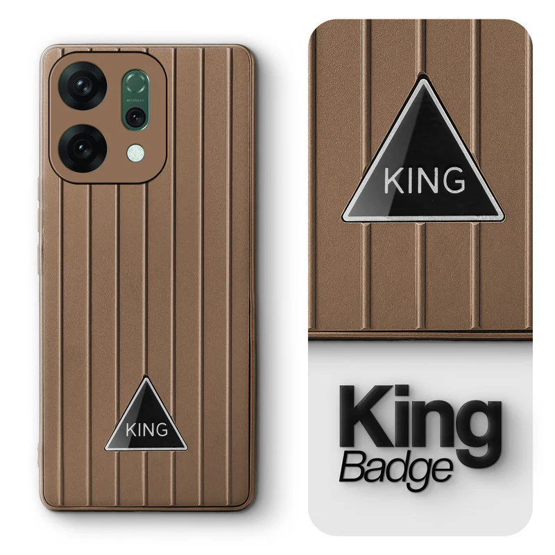 Glossy Matte Line Texture Back Cover for Oppo Reno 14 Pro 5G - Image 11