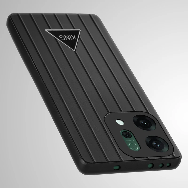 Glossy Matte Line Texture Back Cover for Oppo Reno 14 Pro 5G - Image 5