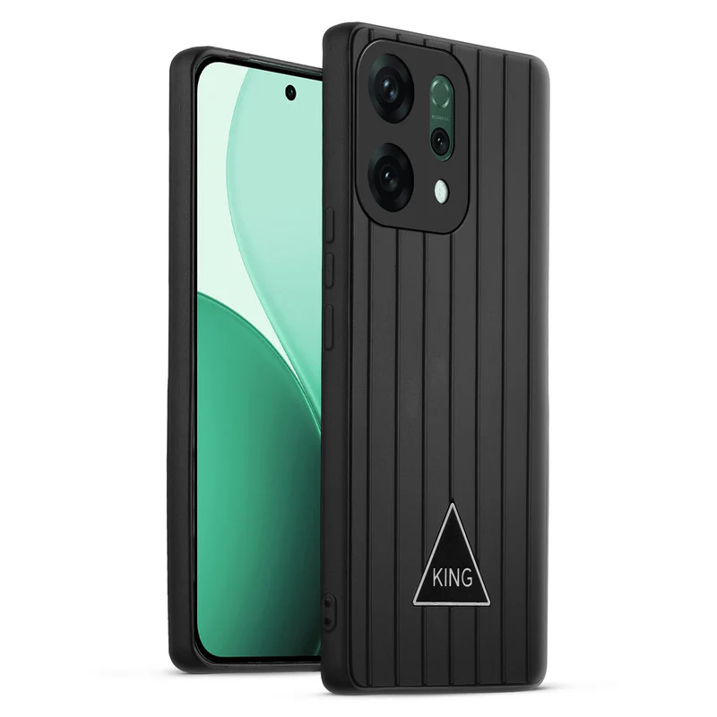 Glossy Matte Line Texture Back Cover for Oppo Reno 14 Pro 5G - Image 7