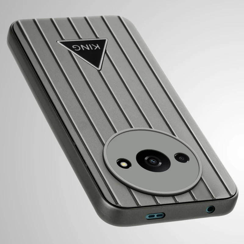 Glossy Matte Line Texture Back Cover for Poco C61 - Image 26