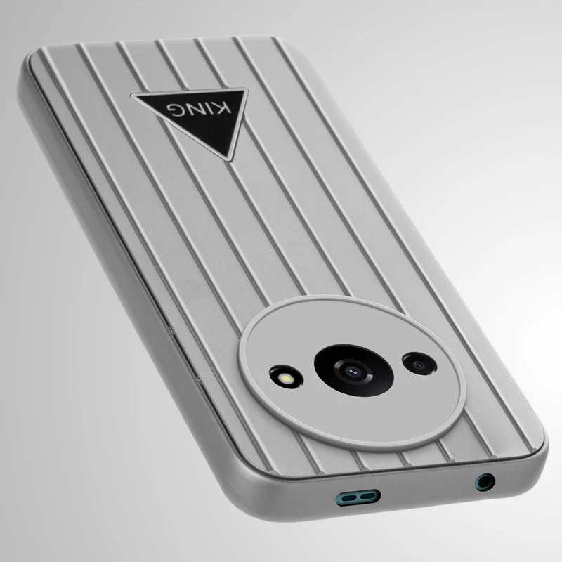 Glossy Matte Line Texture Back Cover for Poco C61 - Image 33