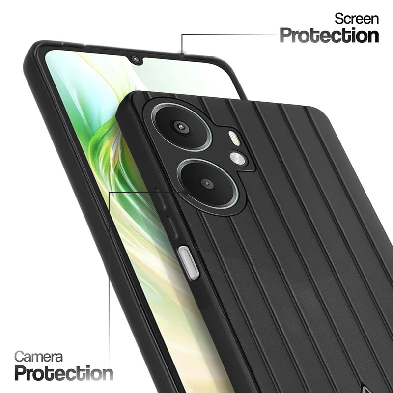 Glossy Matte Line Texture Back Cover for Redmi 13C 5G - Image 3