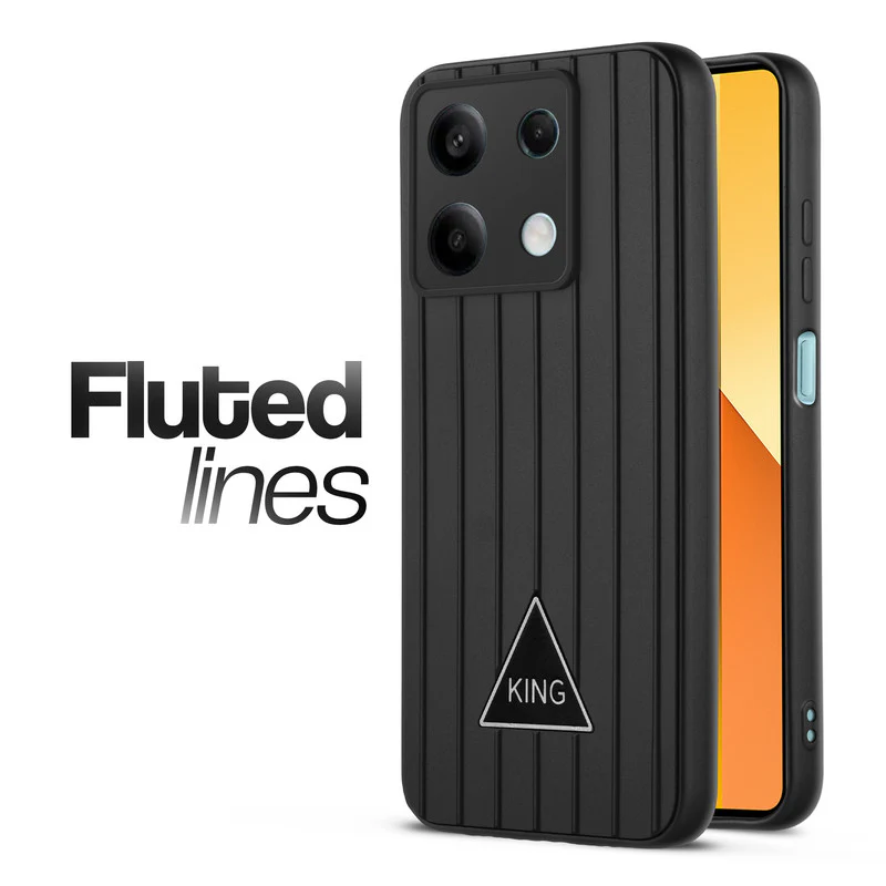 Glossy Matte Line Texture Back Cover for Redmi Note 13 5G - Image 8