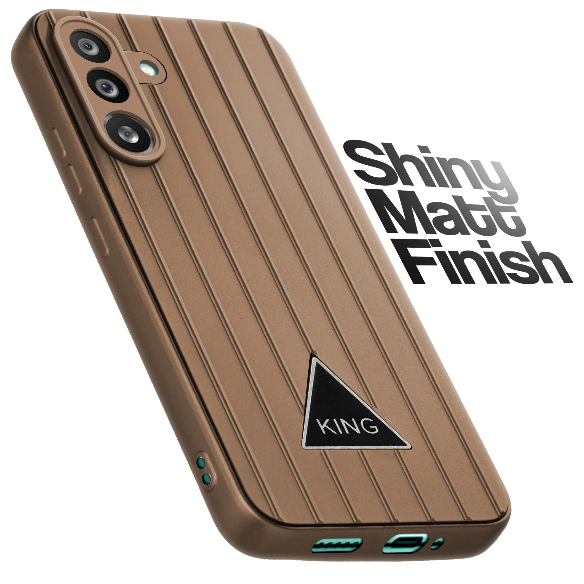Glossy Matte Line Texture Back Cover for Samsung F56 5G - Image 20