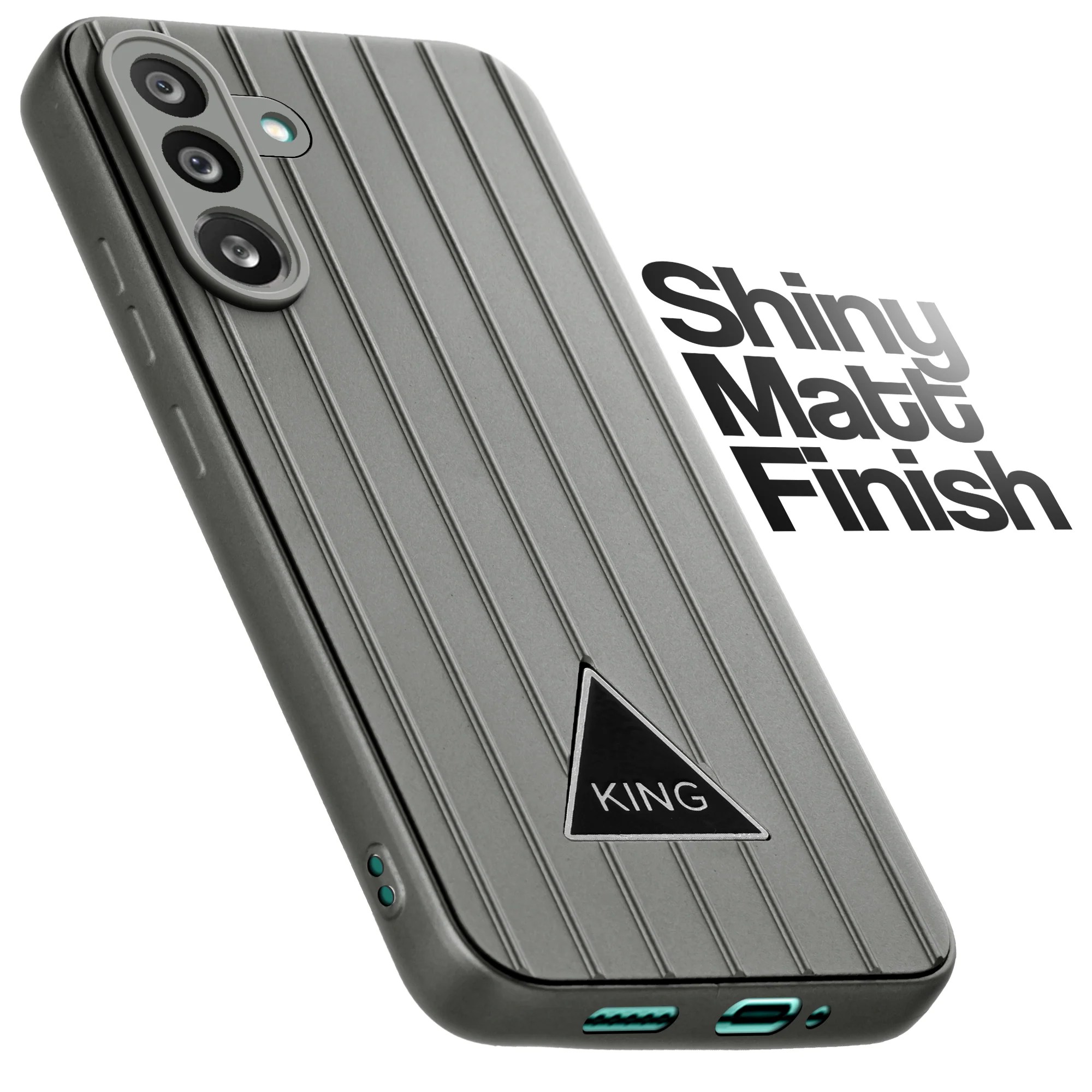 Glossy Matte Line Texture Back Cover for Samsung F56 5G - Image 27