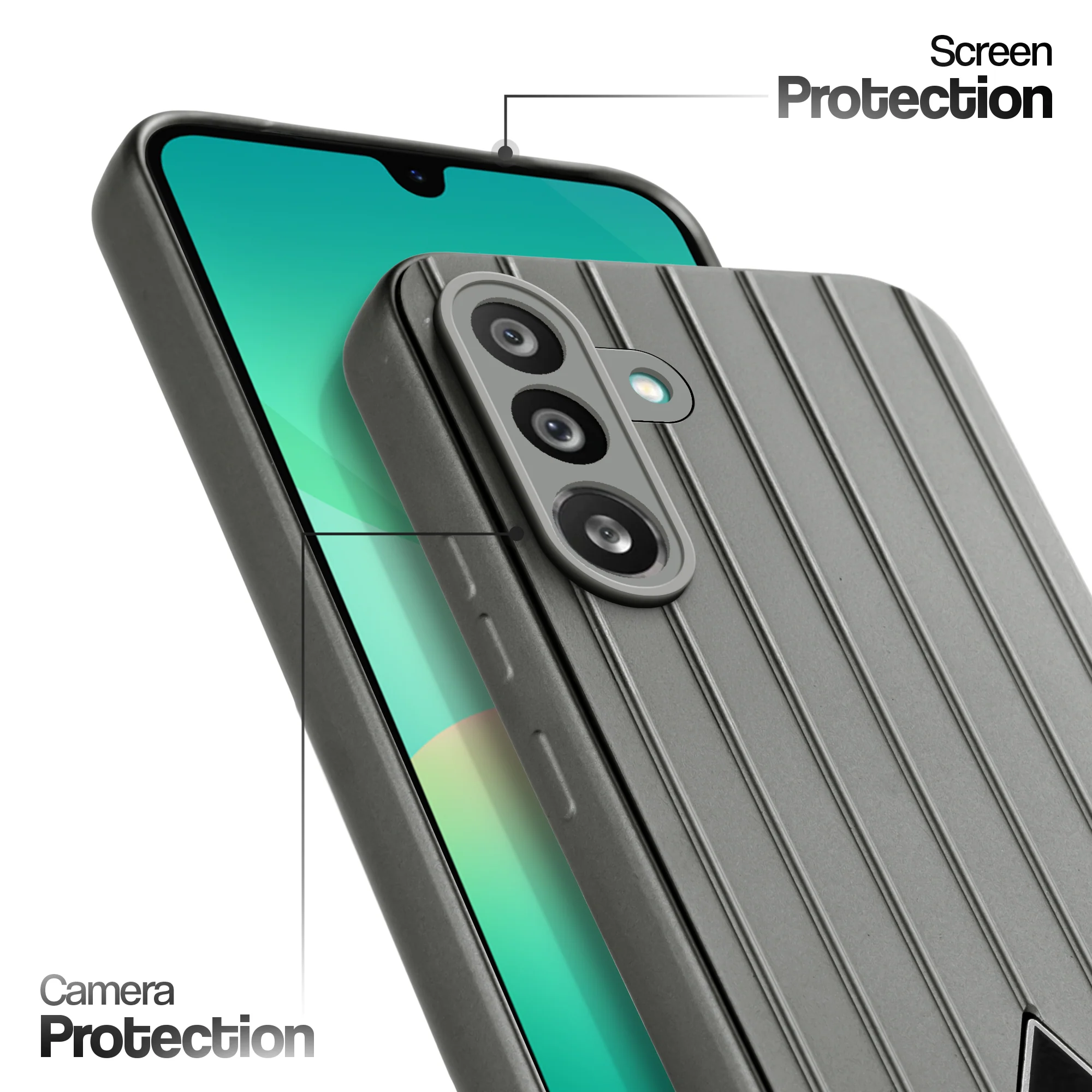Glossy Matte Line Texture Back Cover for Samsung M56 5G - Image 24