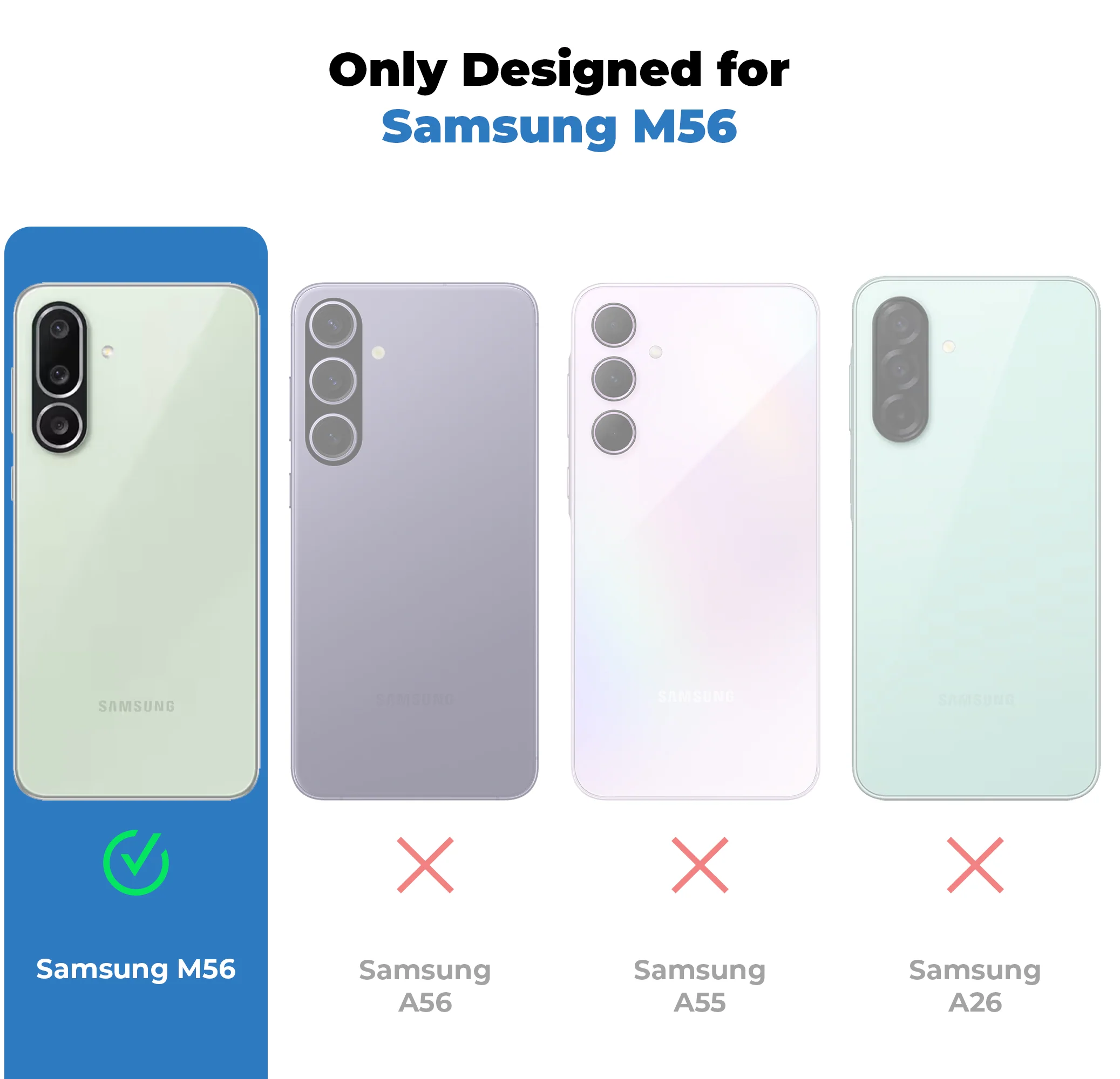 Glossy Matte Line Texture Back Cover for Samsung M56 5G - Image 9