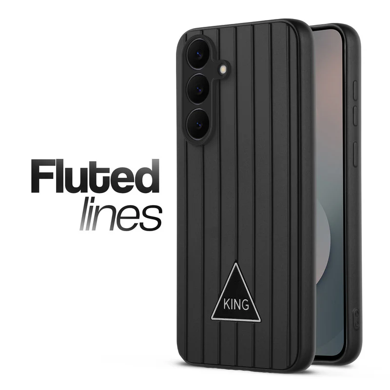 Glossy Matte Line Texture Back Cover for Samsung S25 FE 5G - Image 8